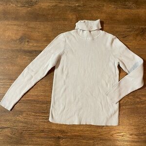 Lauren Ralph Lauren Ribbed light blue turtleneck